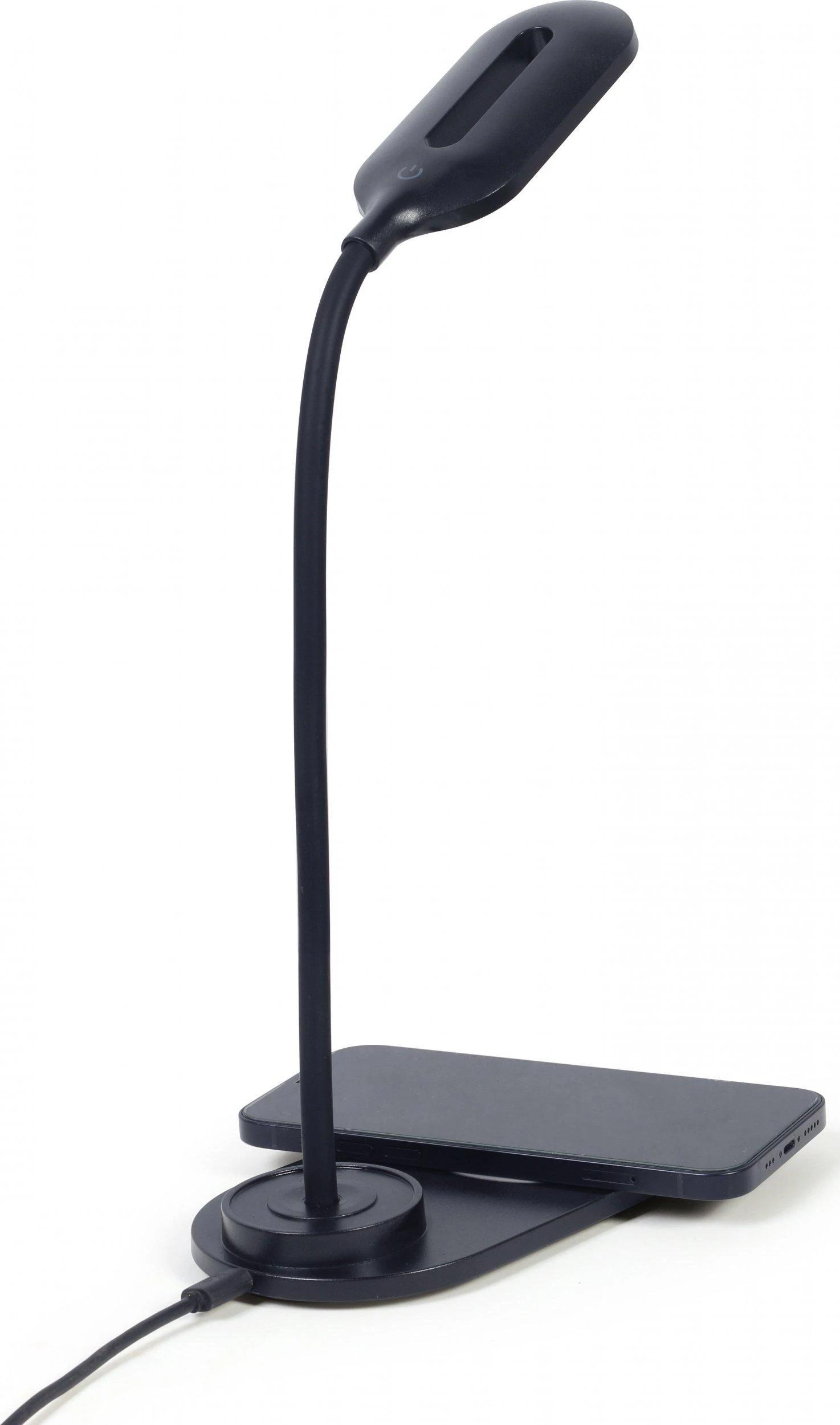 „Gembird TA-WPC10-LED-01“ galda lampa ar bezvadu uzlādi