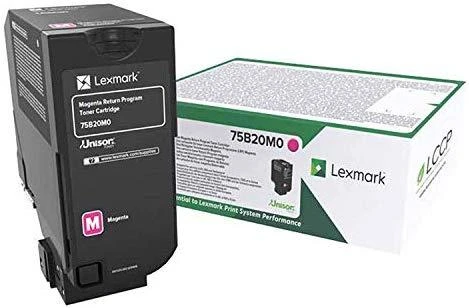 Lexmark 75B20M0 toneru kasete Oriģināls Rozā sarkana 1 gab.