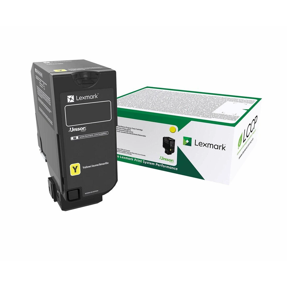 Lexmark 75B20Y0 toneru kasete Oriģināls Dzeltena 1 gab.