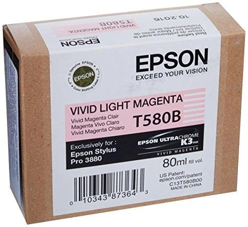 Epson tintes kasetne Vivid Light Magenta · paredzēta Stylus PRO 3800 · 80ml ·…