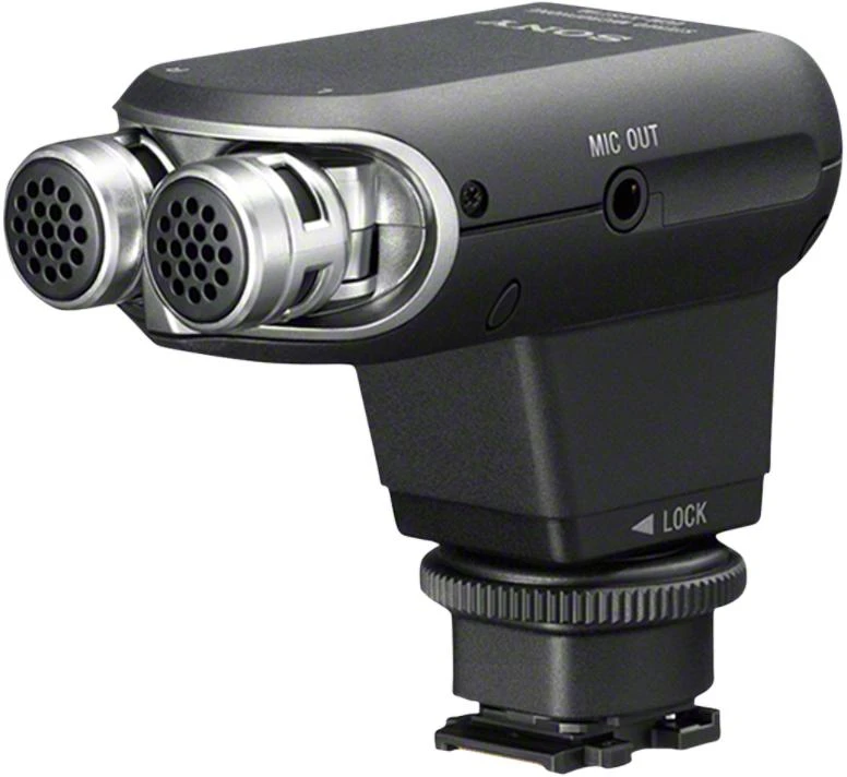 Sony ECM-XYST1M Digitālais kameru mikrofons Melns