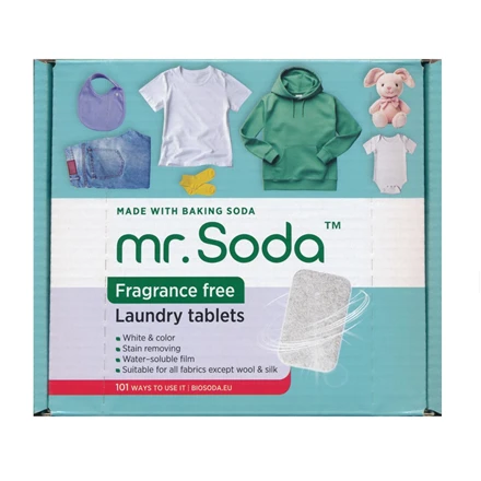 Soda Skalbšanas tabletes BE KVAPO