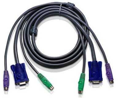 Aten KVM Cable, 3M PS/2