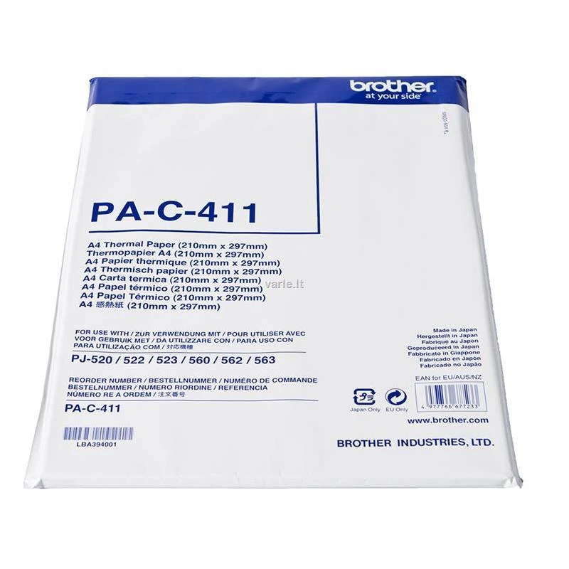 Brother PAC411 Thermal paper for PJ663 and PJ673